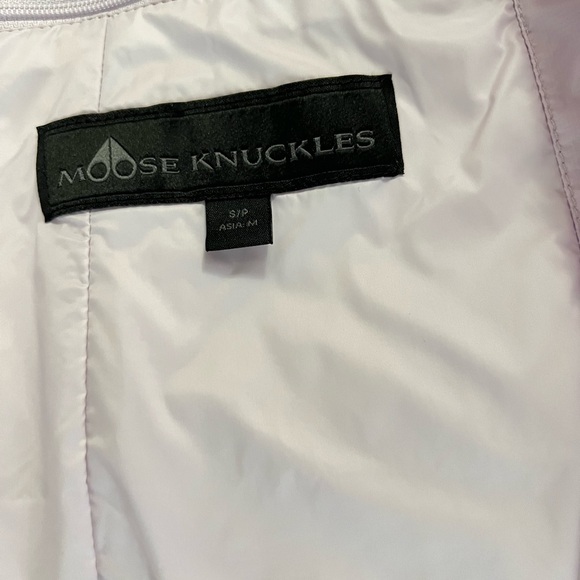 Moose Knuckles Lilac Yukon Air Down Puffer Jacket with Hood - Picture 10 of 16